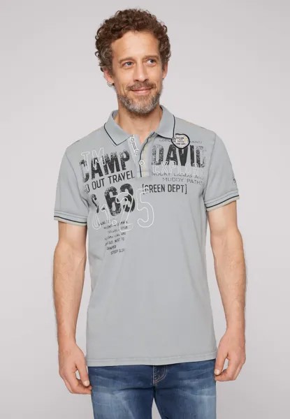 Рубашка-поло PIKEE VINTAGE LOOK Camp David, цвет polo grey