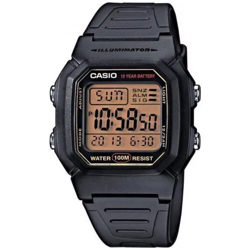 Наручные часы CASIO Collection Men W-800HG-9A, черный, серый