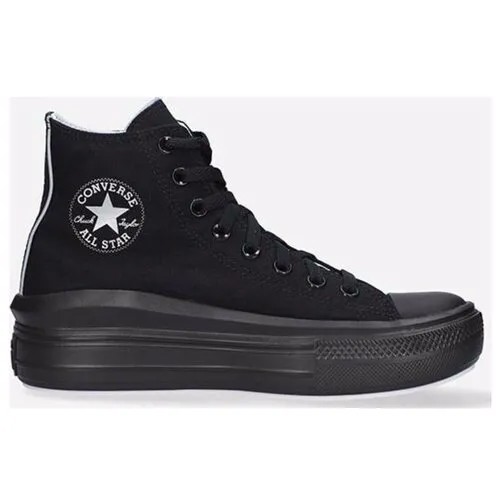 Кеды Converse Chuck Taylor All Star Move Platform Hi 572070 текстильные черные (40)