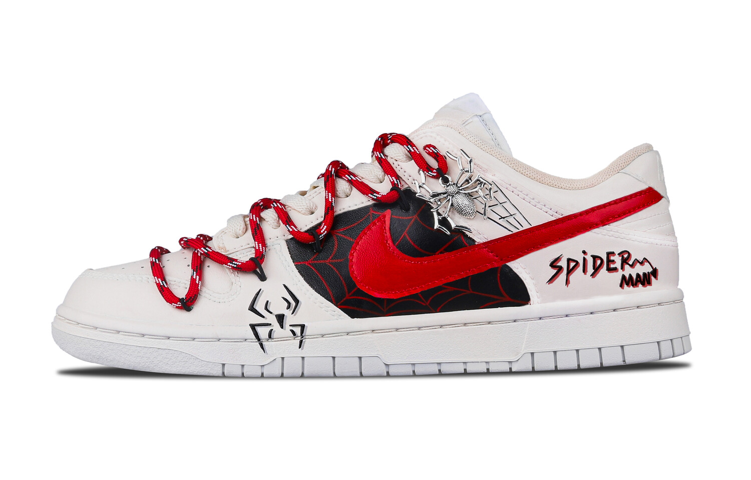 Кроссовки Nike Dunk Skateboarding Shoes Women's Low-top Red And White, красный