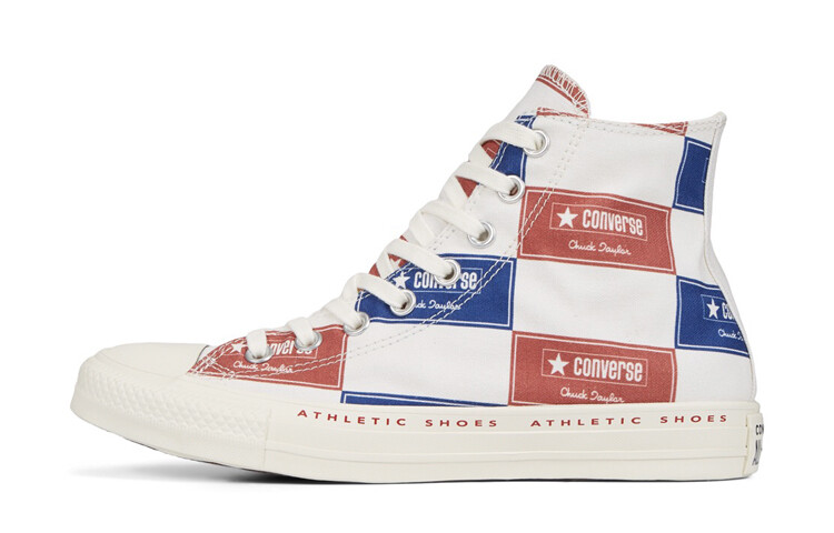 Chuck Taylor All Star Canvas Shoes Unisex High-top Красный/Синий/Белый Converse