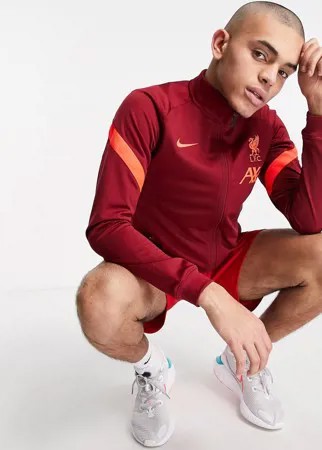 Красная спортивная куртка Nike Football Liverpool FC-Красный