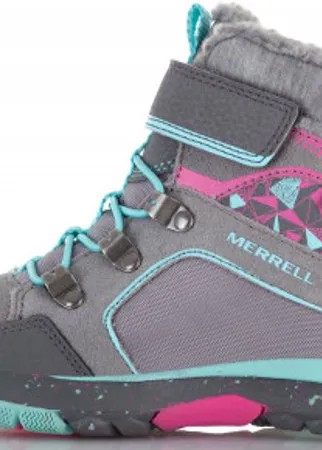 Ботинки утепленные для девочек Merrell Moab Fst Polar Mid, размер 33