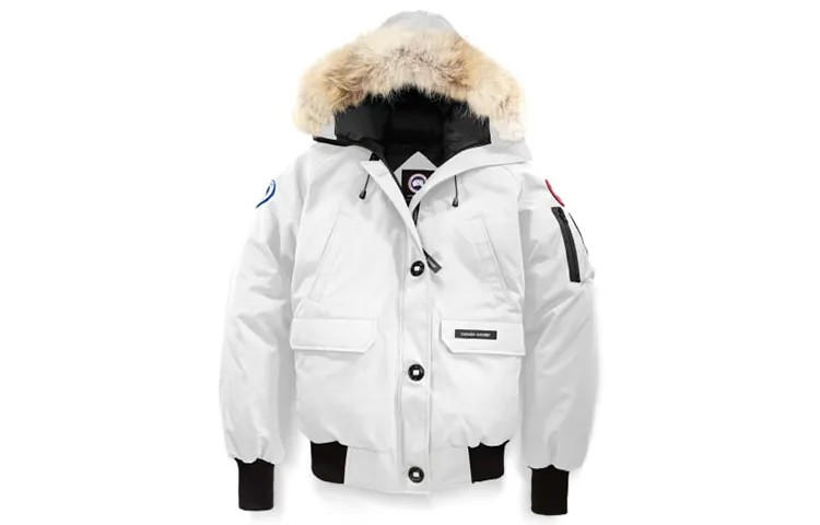 Женский пуховик Canada Goose, белый