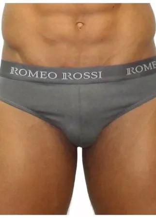 Romeo Rossi Трусы брифы с низкой посадкой, размер 2XL, dark grey