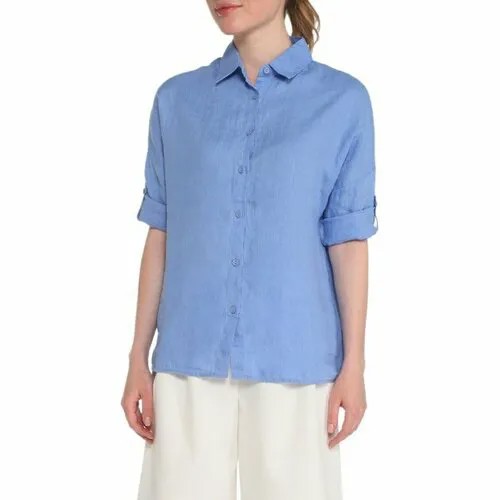 Рубашка Maison David, размер XS, светло-синий