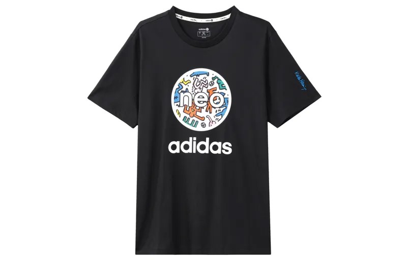 Футболка Keith Haring X унисекс, черная Adidas Neo, черный