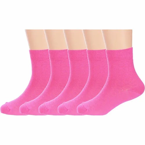 Носки Conte 5 пар, размер 14, розовый