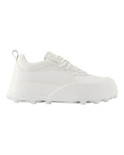 Кроссовки - Jil Sander - Кожа - Белый фарфор, белый