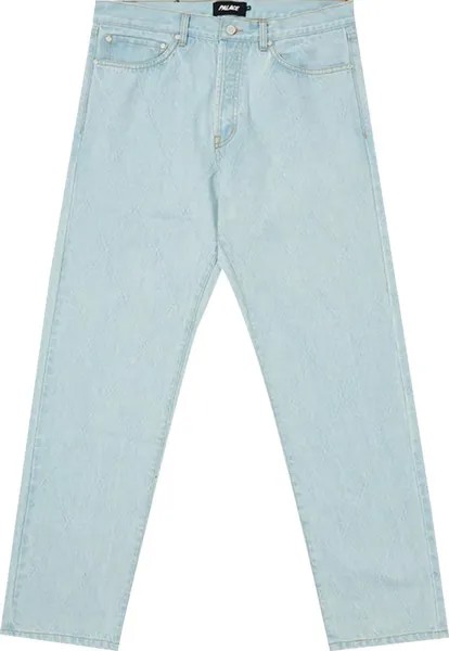 Джинсы Palace Diamond Stitch Jean 'Stone Wash', синий