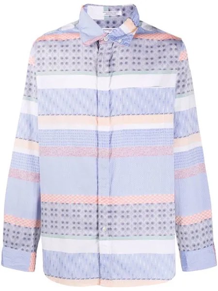 Engineered Garments рубашка на пуговицах с вышивкой