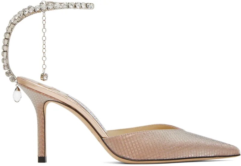 Розовые туфли Saeda 85 Jimmy Choo