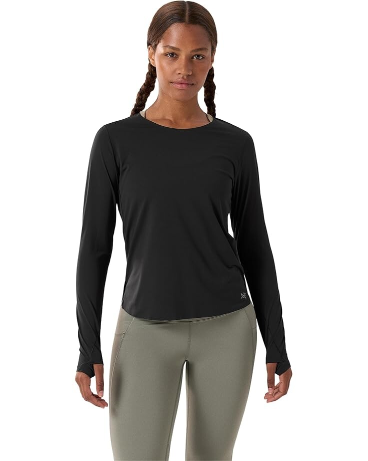 Лонгслив Arc'teryx Norvan Crew, черный
