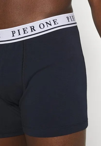Трусы 5 Pack Pier One, темно-синий/грязно-белый