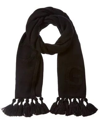 Женский шерстяной шарф с логотипом Givenchy, черный
