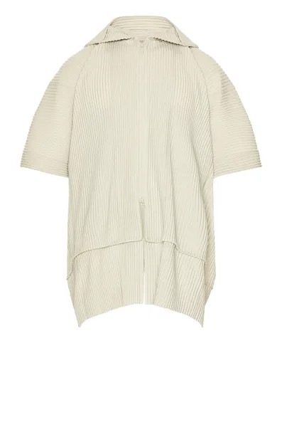 Рубашка Homme Plisse Issey Miyake MC August Sweater, цвет Pearl Gray