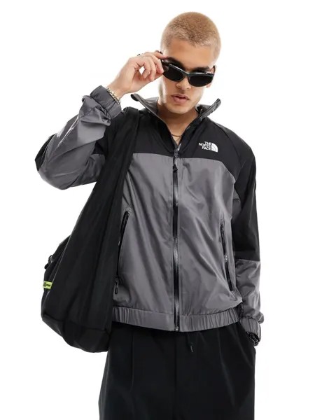 Спортивная куртка на молнии The North Face Windshell NSE в сером и черном цвете