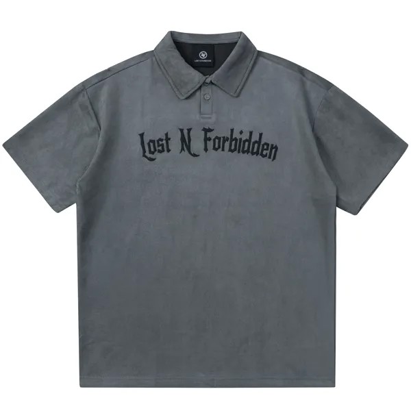 Рубашка-поло унисекс Lost N Forbidden, Хаки