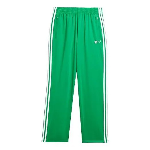 Спортивные штаны adidas originals x HUMAN MADE Crossover Side Stripe Casual Sports Long Pants Green, зеленый