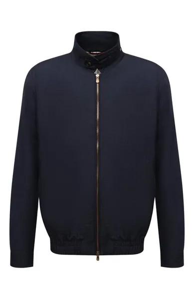 Бомбер из шерсти и льна Brunello Cucinelli