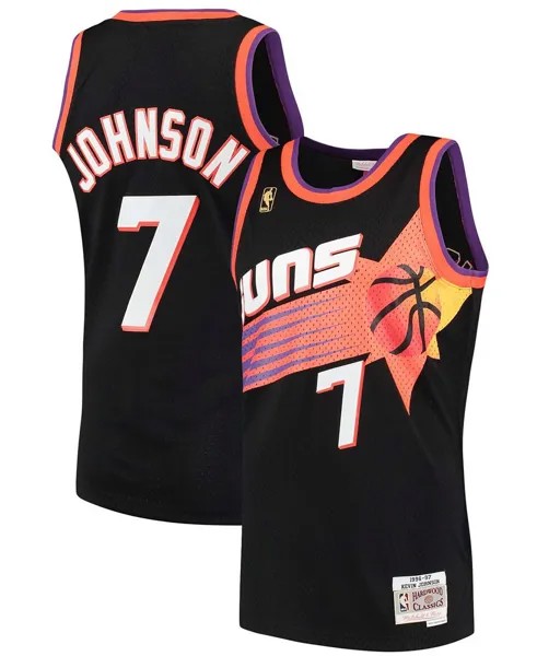 Мужская майка Кевина Джонсона Black Phoenix Suns 1996-97 Hardwood Classics Swingman Mitchell & Ness