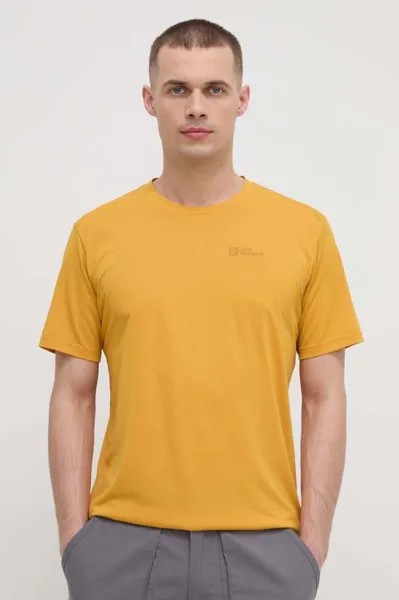 Спортивная футболка Delgami Jack Wolfskin, желтый