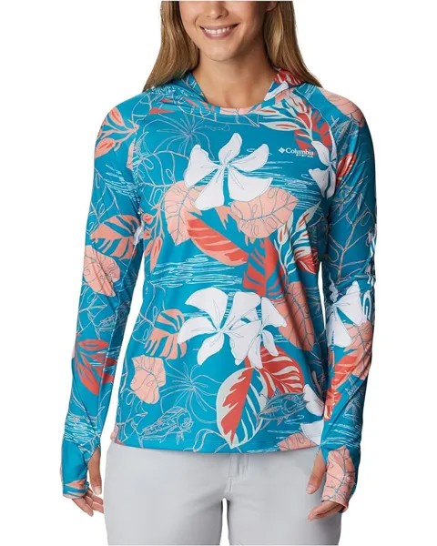 Худи Columbia Super Tidal Tee, цвет Ocean Teal Tropamix Fish