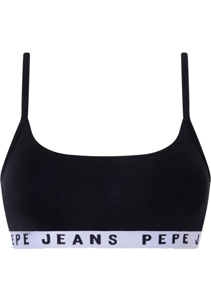 Бюстгальтер Pepe Jeans, черный