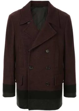 Cerruti 1881 короткий бушлат в стиле колор-блок