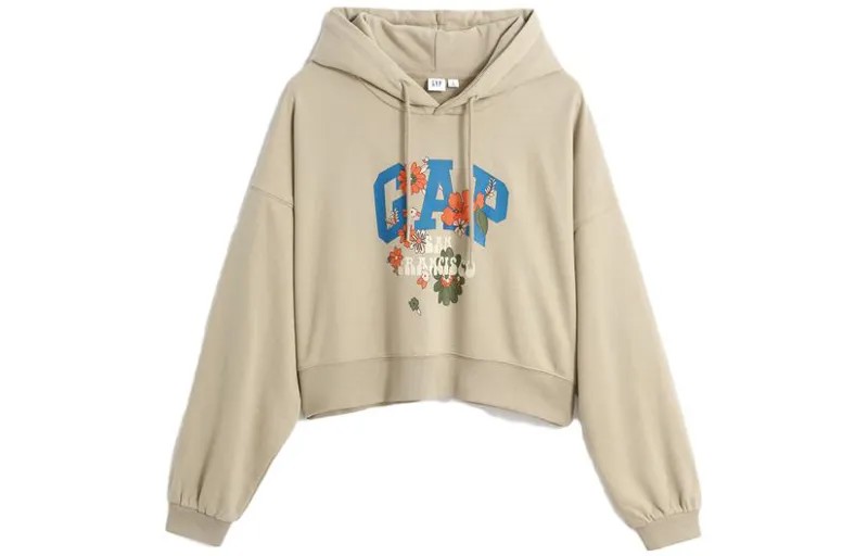 Свитшот женский молочный кофе Gap