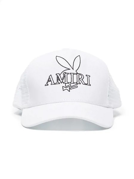 AMIRI AMIRI PLAYBOY BUNNY HAT WHITE