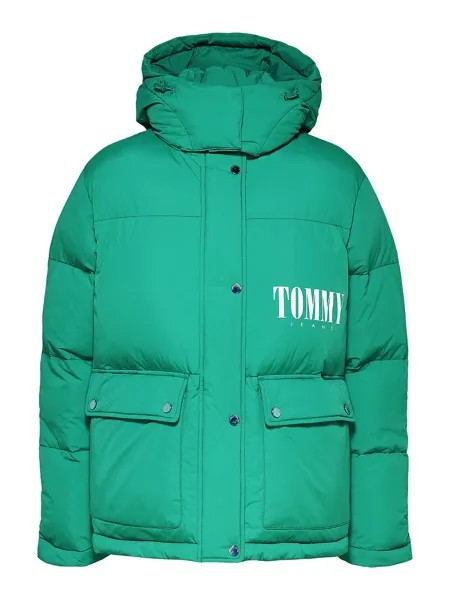 Зимняя куртка Tommy Jeans, трава зеленая