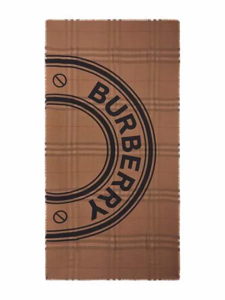 Burberry двусторонний шарф в клетку Vintage Check