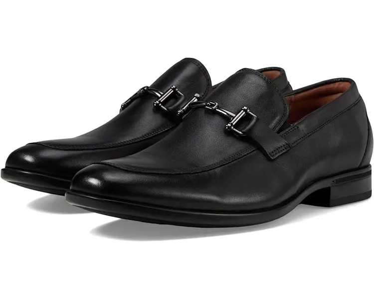 Оксфорды Florsheim Zaffiro Moc Toe Bit Loafers, черный