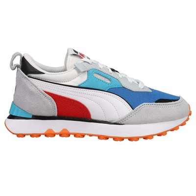 Puma Rider Fv Future Vintage Lace Up Youth Boys Серые кроссовки Повседневная обувь 3860