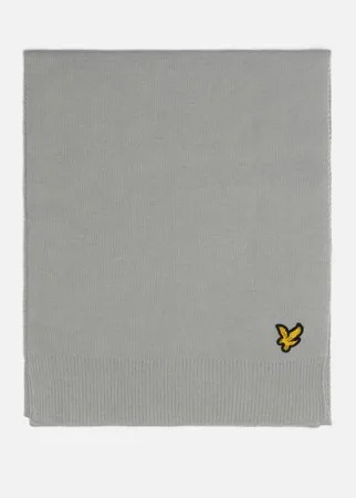 Шарф унисекс Lyle&Scott Classic серый 171х29 см