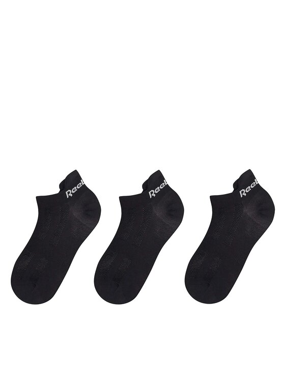 Комплект из 3 высоких женских носков Reebok, черный