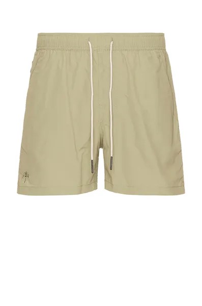 Шорты OAS Green Nylon Swim Shorts, зеленый