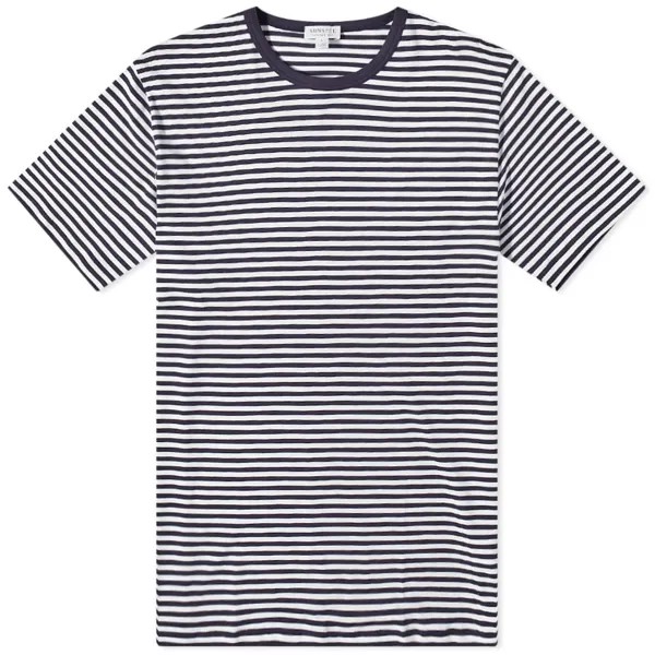 Футболка Sunspel Classic English Stripe Tee