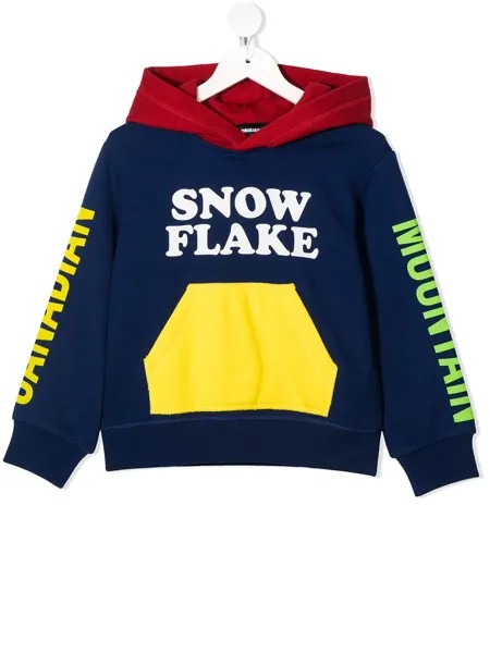 Dsquared2 Kids худи Snow Flake со вставками