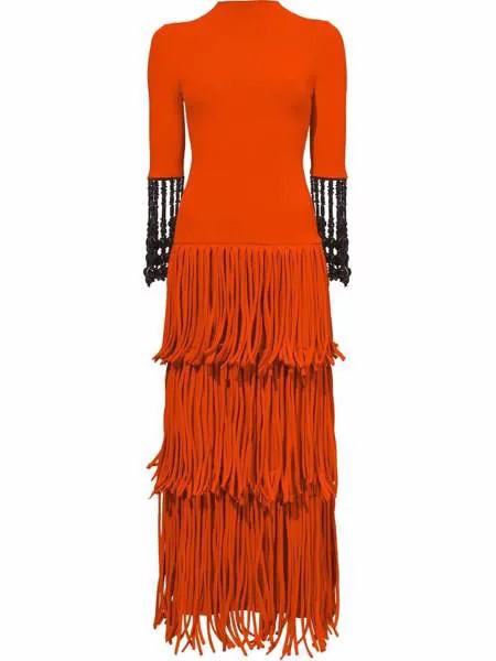 Proenza Schouler структурированное платье с короткими рукавами