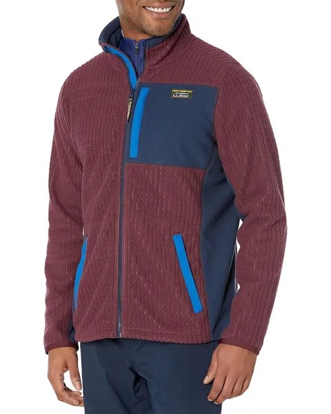 Куртка L.L.Bean Mountain Classic Windproof Fleece Regular, цвет Burgundy Brown