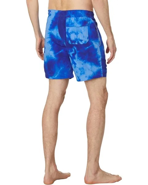 Шорты для плавания U.S. POLO ASSN. USPA Tie-Dye Swim Shorts, цвет Blue Raft