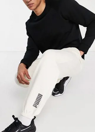 Бежевые выбеленные джоггеры в стиле oversized Puma – эксклюзивно для ASOS-Белый