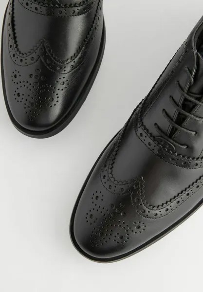 Туфли на шнуровке Oxford Brogue Next, черные