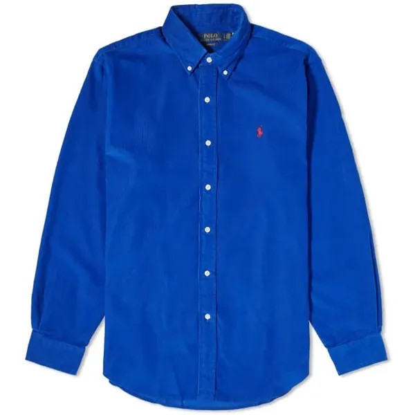 Рубашка Polo Ralph Lauren Corduroy Button Down, синий