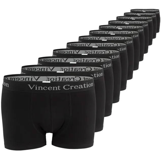 Боксеры Vincent Creation Boxershorts-Hipster 12 Stück, черный