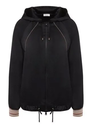 Бомбер с капюшоном Brunello Cucinelli
