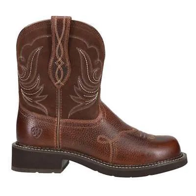 Ariat Fatbaby Heritage Dapper Round Toe Cowboy Womens Brown Casual Boots 100294