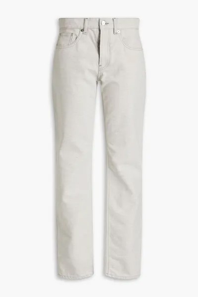 Прямые джинсы со средней посадкой MAISON MARGIELA, серый